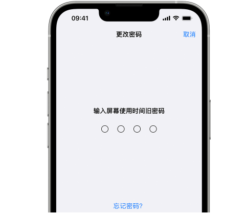 杨林街道iPhone屏幕维修分享iPhone屏幕使用时间密码忘记了怎么办 