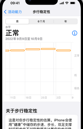 杨林街道iPhone手机维修如何在iPhone开启'步行稳定性通知'